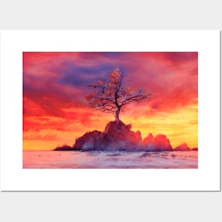 Mood Landscapes 3 - Lone Tree Posters and Art